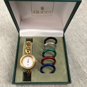 Gucci Vintage Interchangeable Bezel Watch